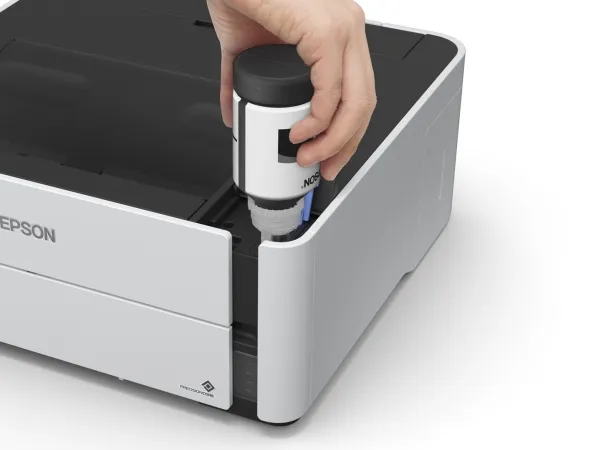 Epson EcoTank ET-M1180 - Printer - S/H - Duplex - blækprinter - kan genopfyldes - A4/Legal - 1200 x 2400 dpi - op til 20 spm - kapacitet: 250 ark - USB 2.0, LAN, Wi-Fi