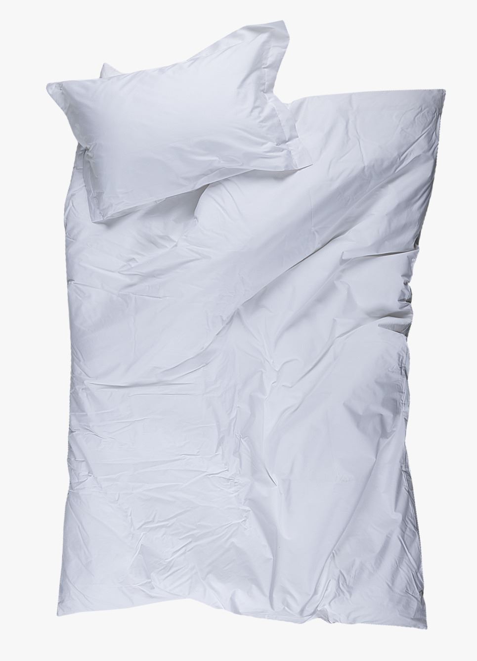 Percale sengesett hvit - 140x200 cm