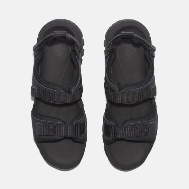 Sandalo a Doppia Fascia Lincoln Peak da Donna in                colore nero