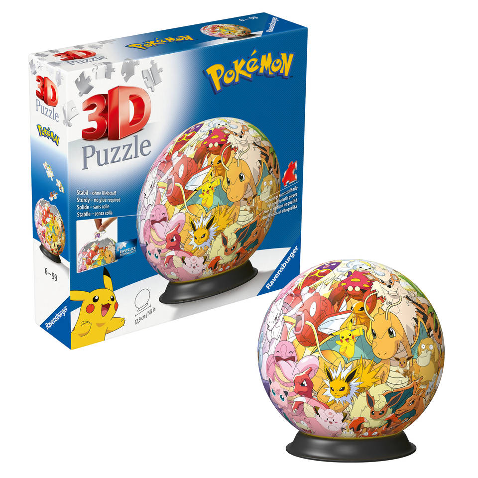 Ravensburger Pokémon 3D-puzzelbal - 72 stukjes