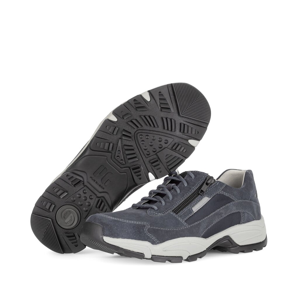 Lage sneaker blauw