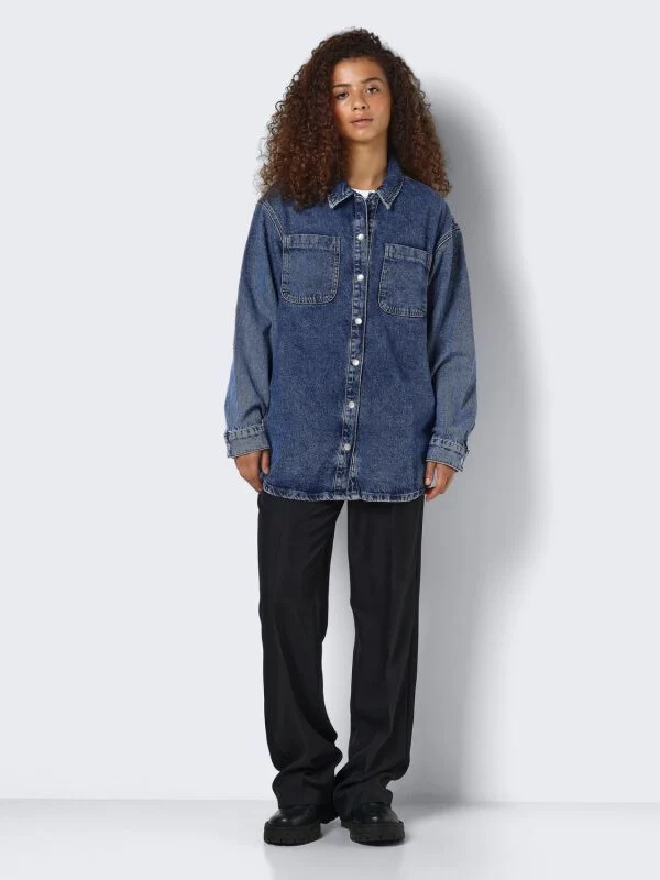 NMALVA L/S DENIM SHACKET AZ351MB NOOS | Noisy May Chemise manches longues