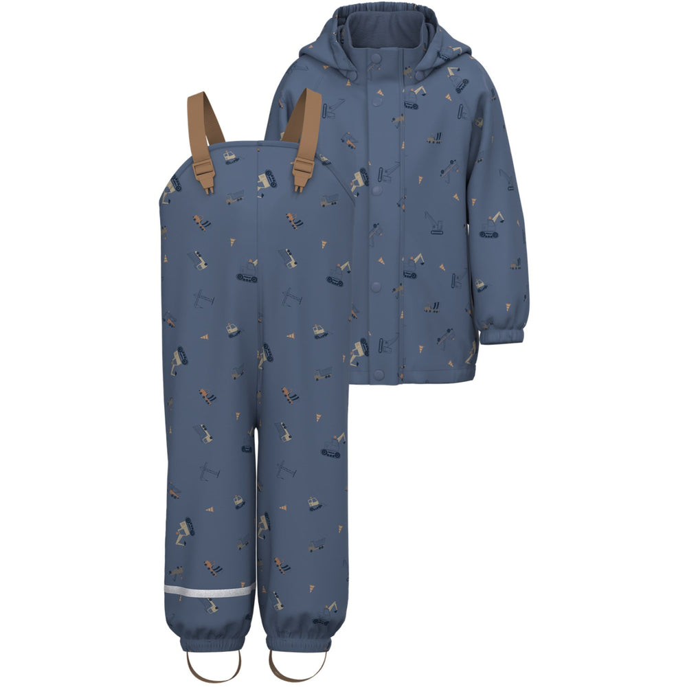Køb Name It Vintage Indigo Nmmdry10 Rain Set Au Aop Fo