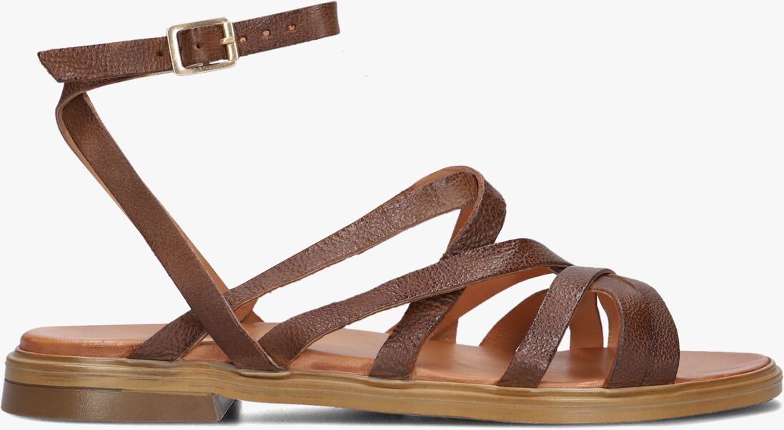 cognac ayana platte sandalen m05089