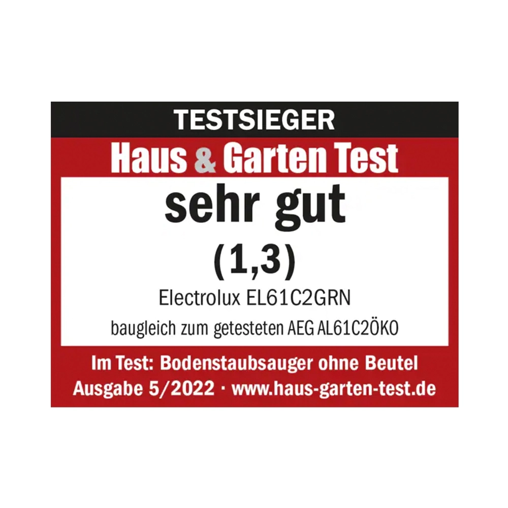 Electrolux Clean 600 Green EL61C2GRN Staubsauger ohne Beutel
