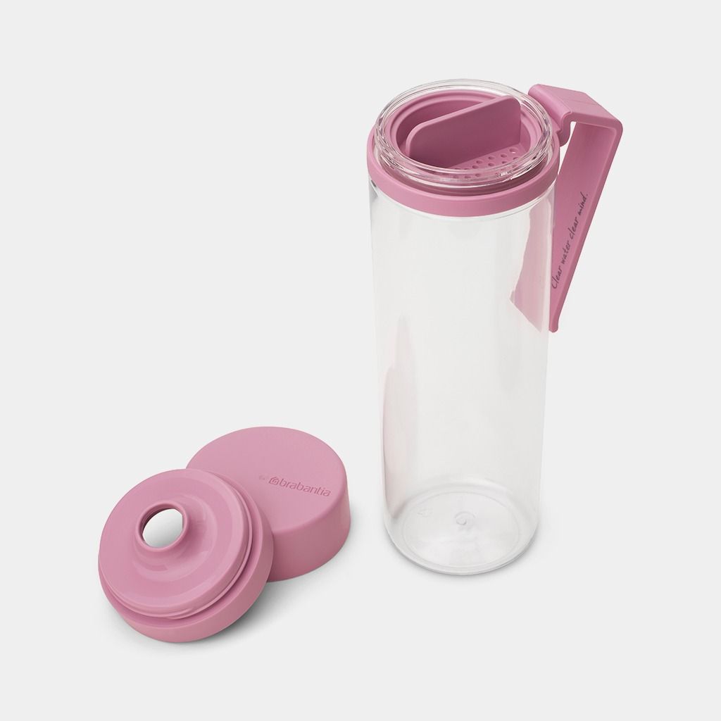 Make & Take Waterfles met zeef 0,5 liter - Lilac Pink