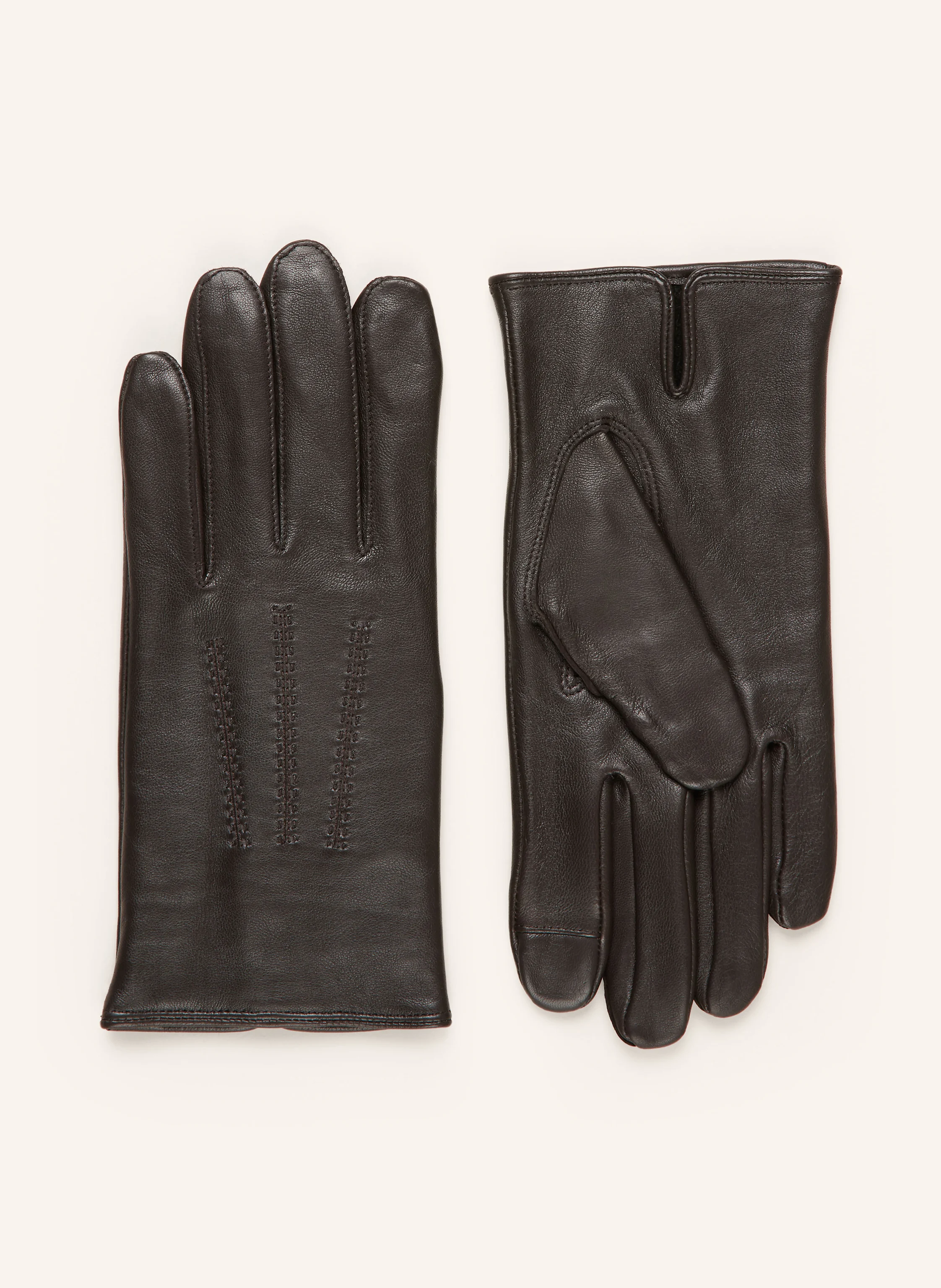 BOSS Lederhandschuhe HAINZ mit Touchscreen-Funktion