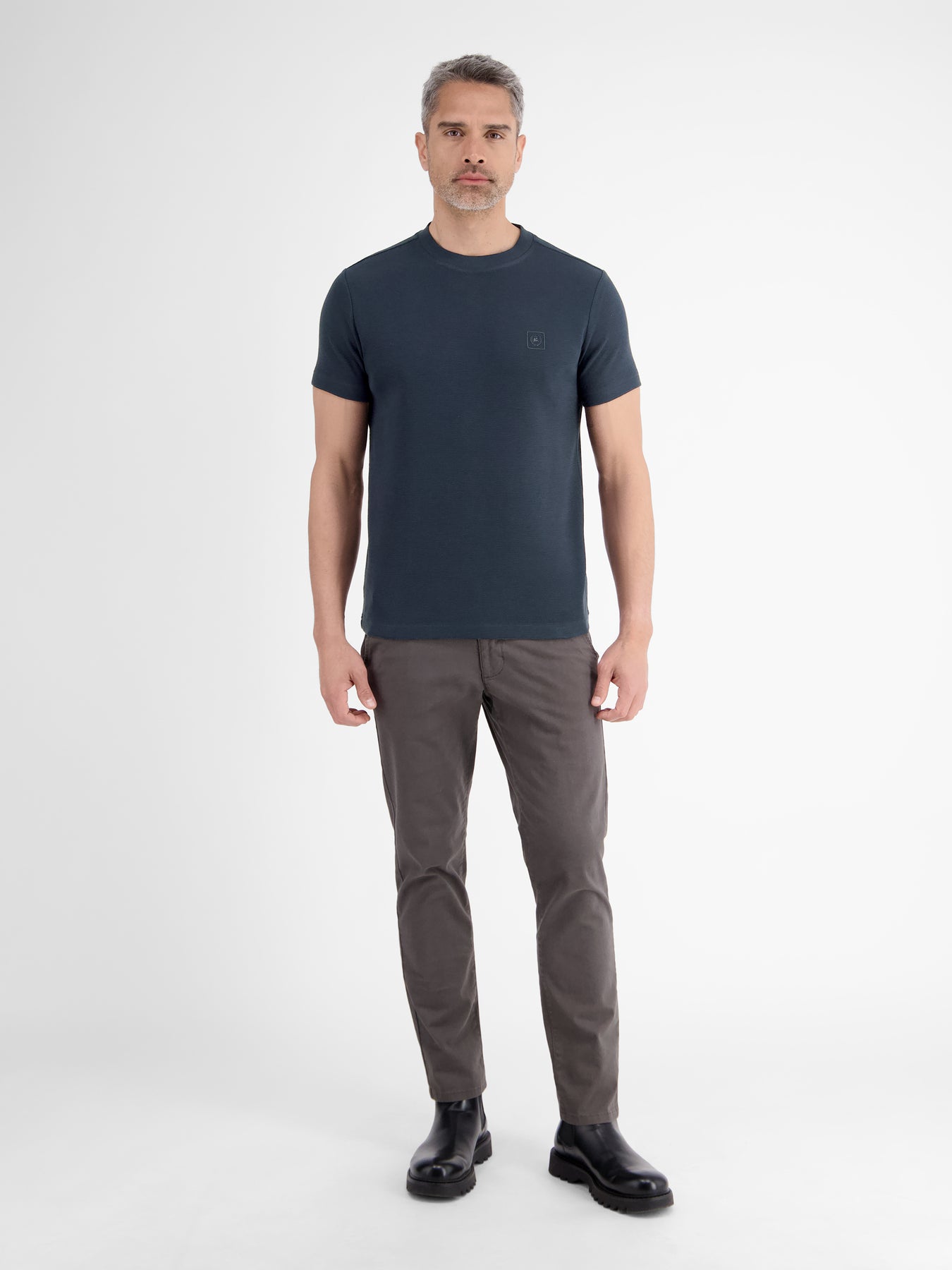 Herren T-Shirt in Strukturqualität