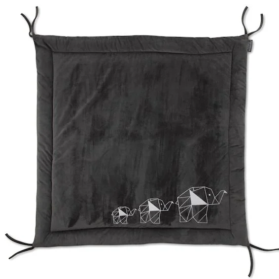 Tapis de Parc   Éléphant Gris Anthracite        100 x 100 cm   de               Formula Baby