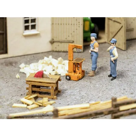 NOCH 13726 Holzspalter und Kreissäge, H0