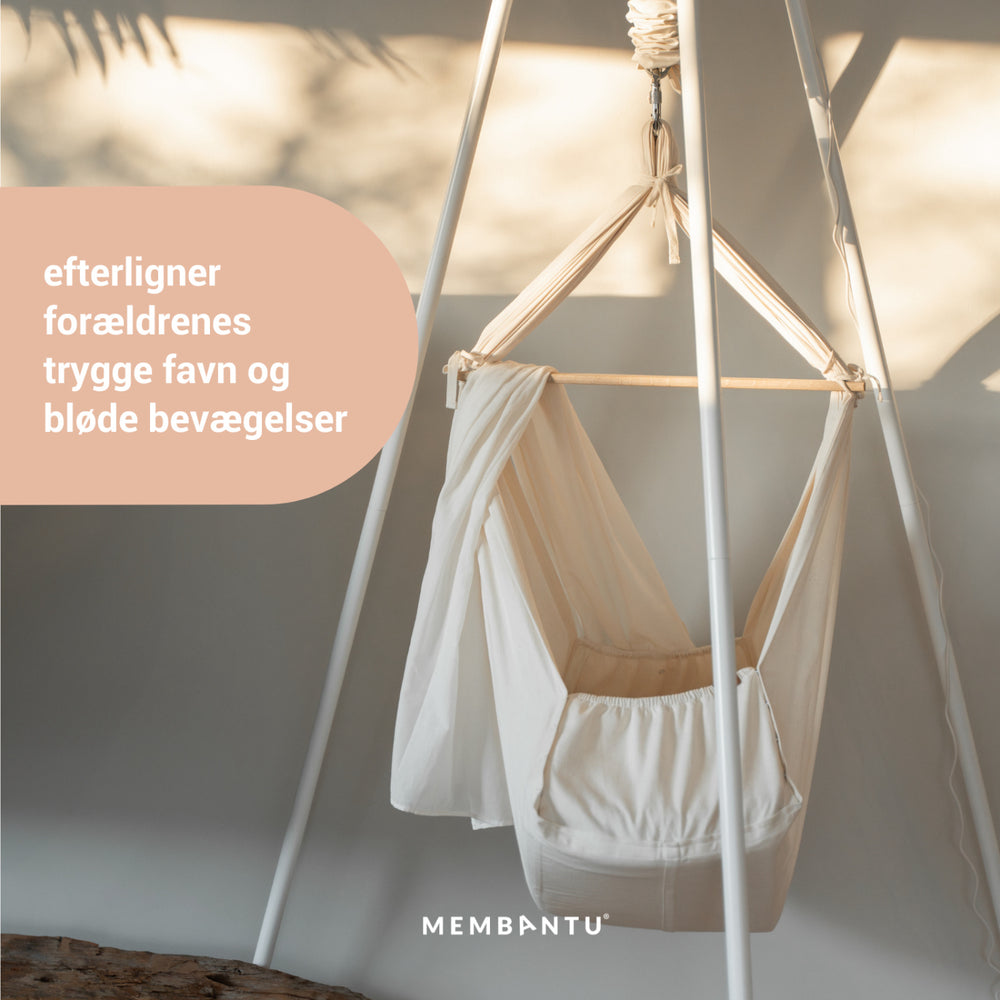 Køb MEMBANTU Grey Organic Baby Slyngevugge Premium