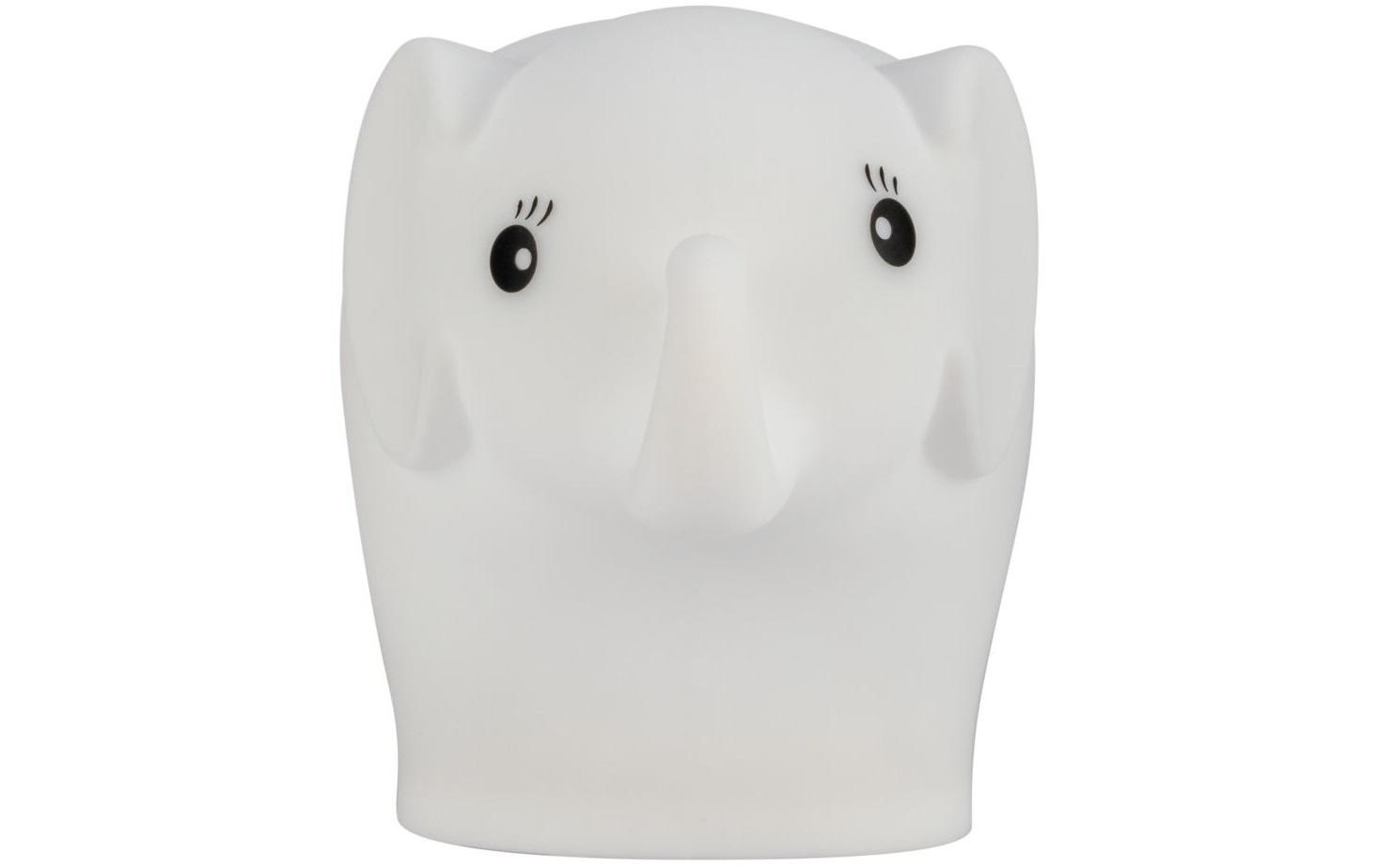 Nachtlicht Night Elephant, LED, USB, WeissKinder-LED-Nachtlicht