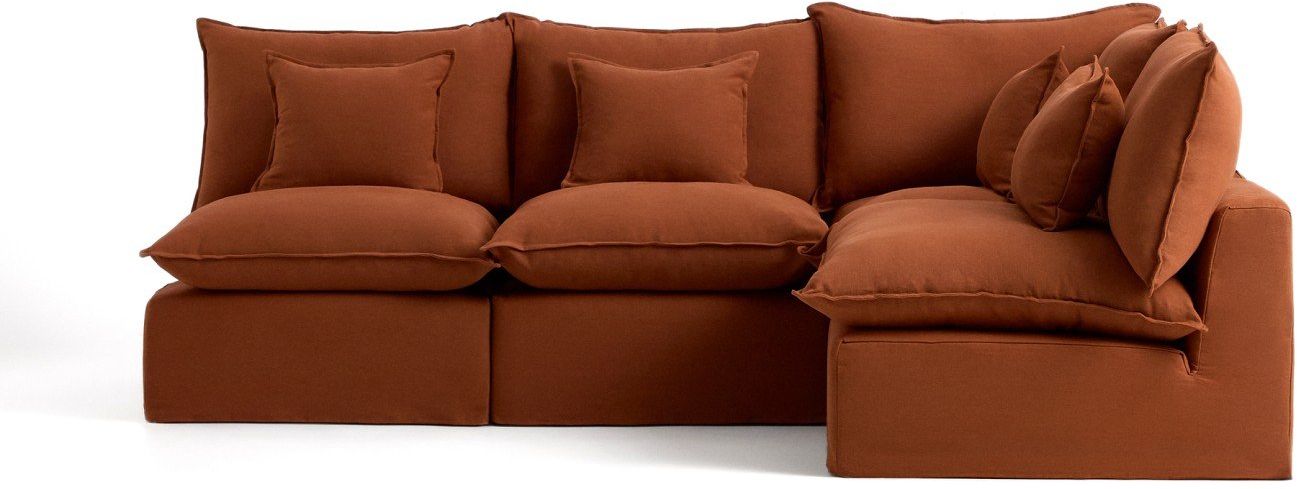 Kave Home Anarela Terracotta Hoekbank
