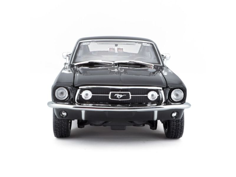 Maisto Ford Mustang 1967 1:18, Schwarz Sammlermodell im Massstab 1:18