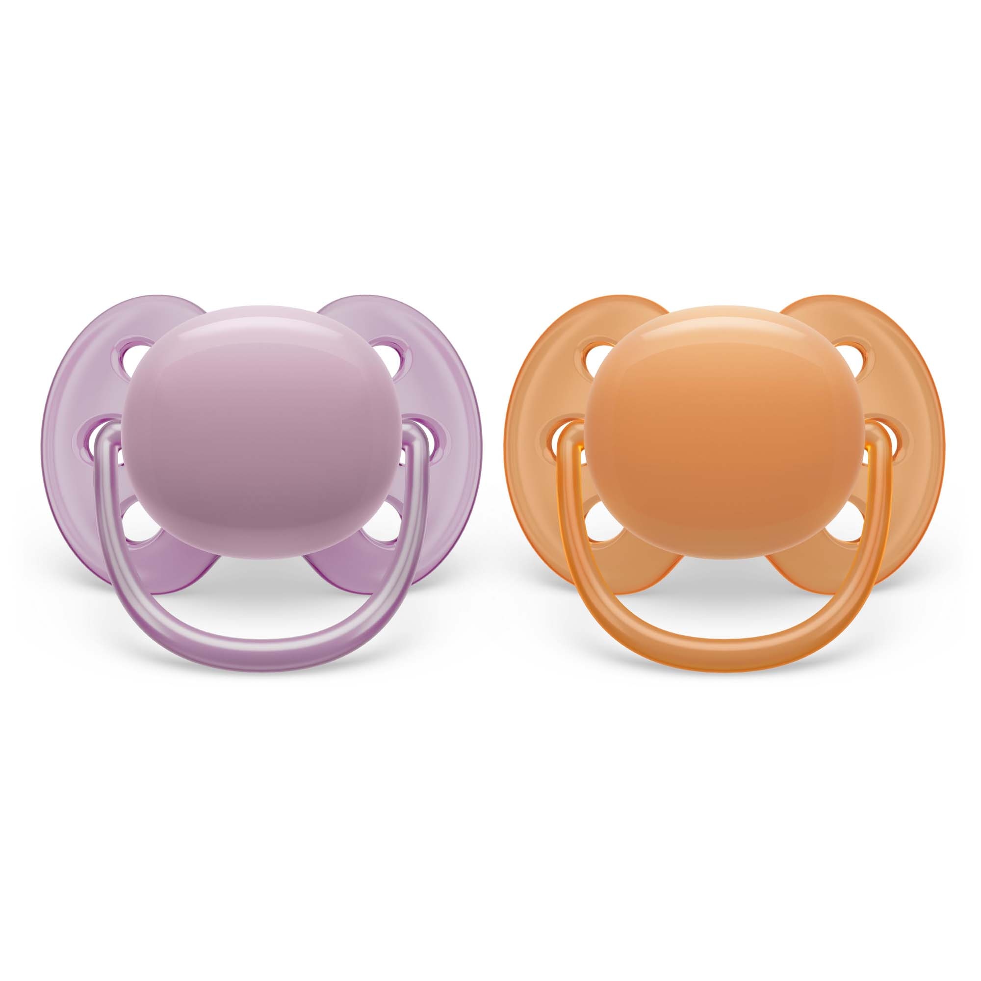 Philips Avent Ultra Soft Fopspeen 6-18mnd 2-pack oranje