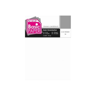 Pickup - Carton de lin - A4 (210 x 297 mm) - 215 g/m² - 10 feuilles - jaune