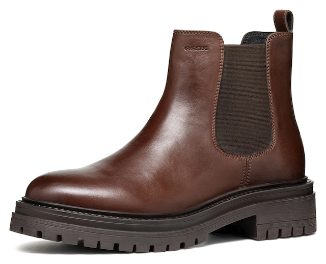 Geox Chelseaboots »D IRIDEA B«  Chunky Boot, Plateau Stiefelette mit modischem Blockabsatz