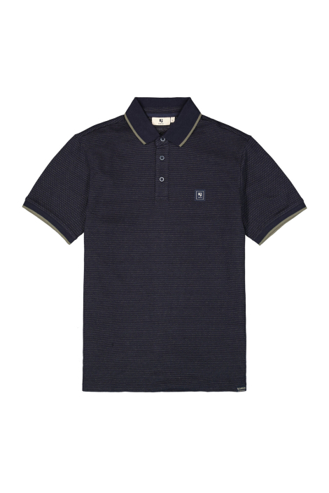 Garcia blauwe heren polo