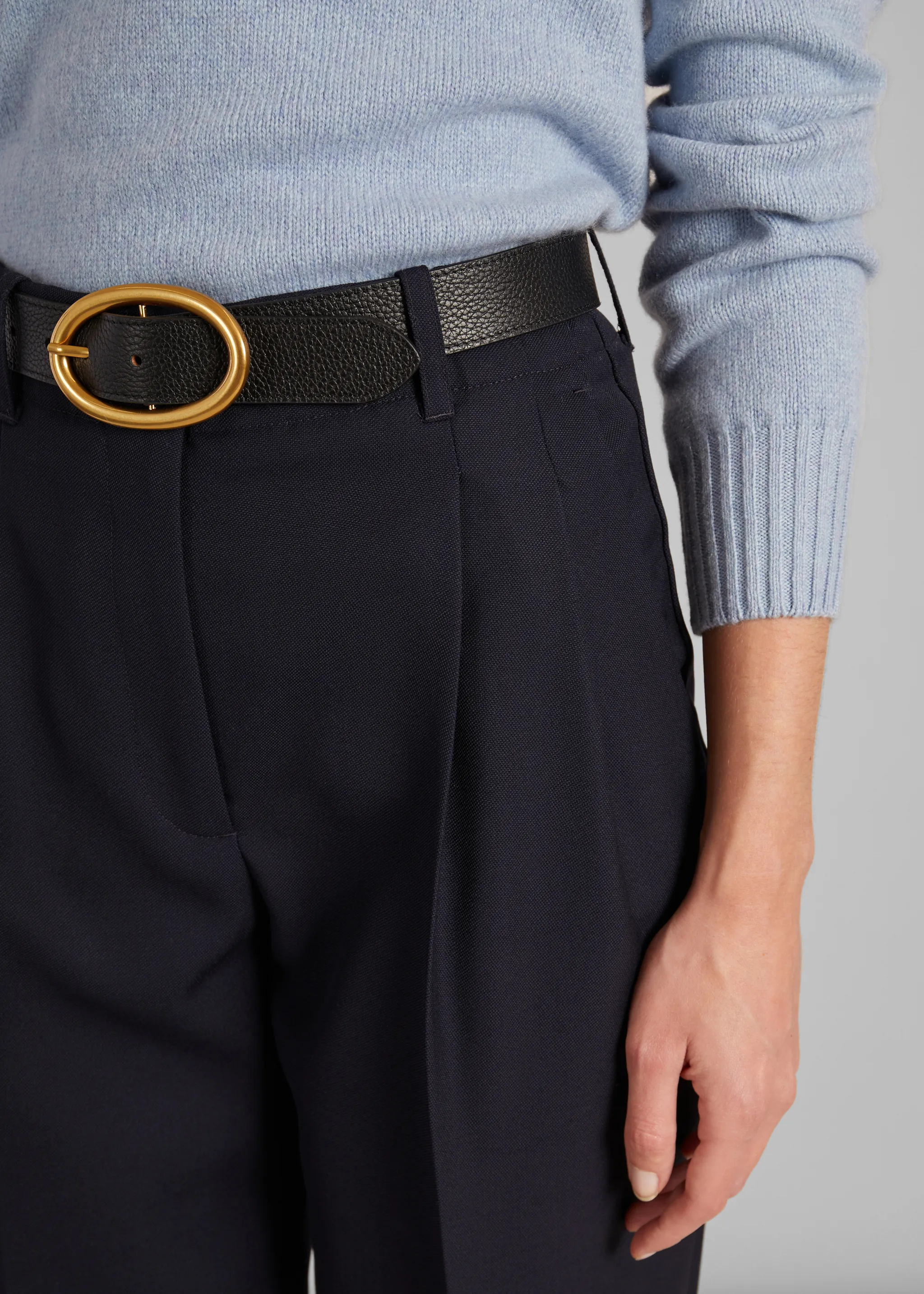Ceinture en cuir grainé L'Exception Paris