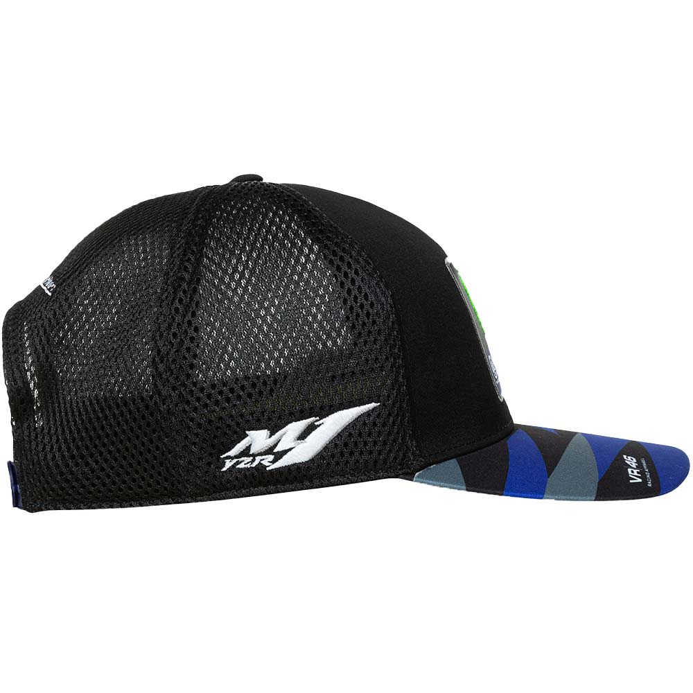 yamaha - Casquette Monster Energy Moto GP Noir / Bleu