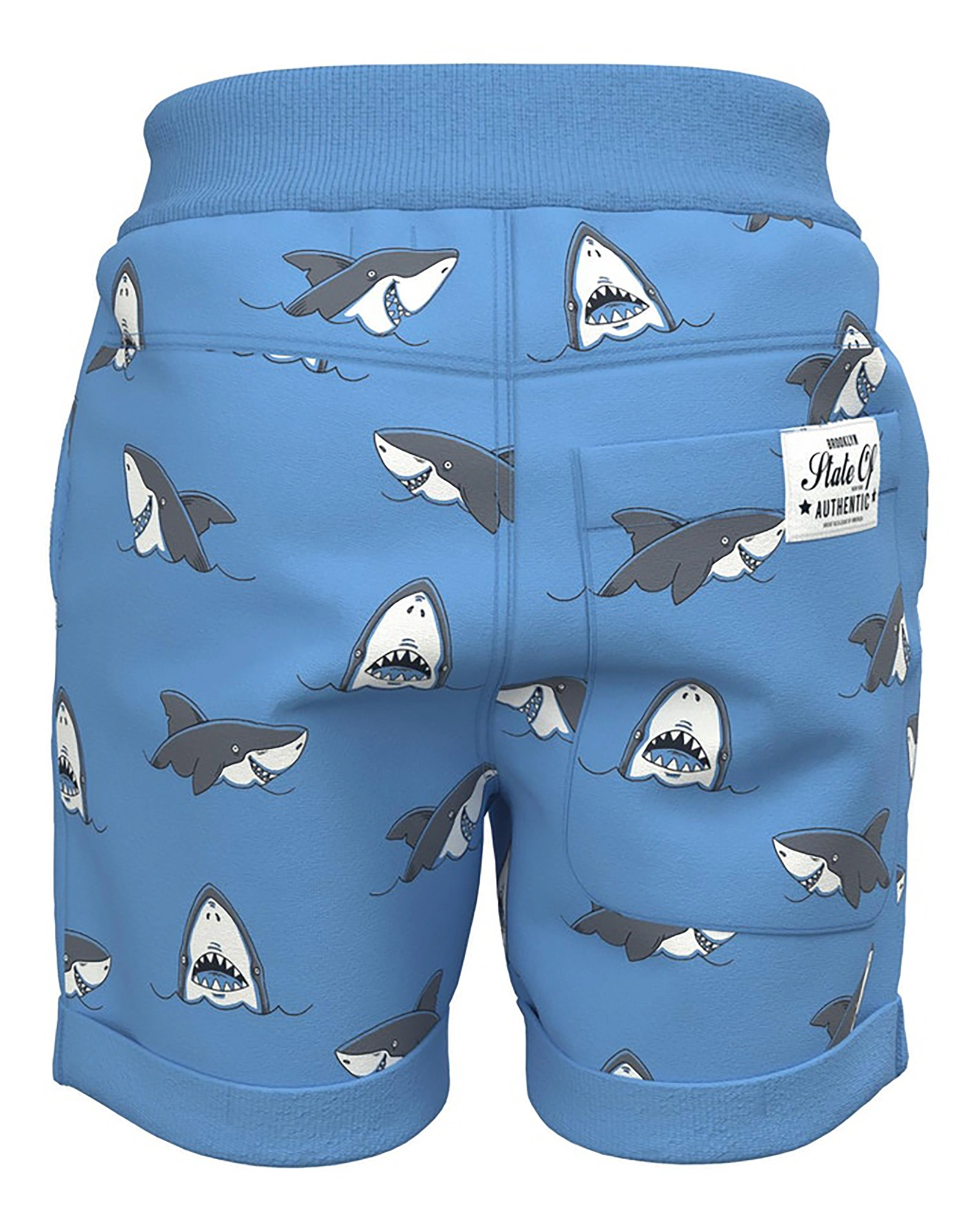 Sweatshorts NMMVERMO - SHARK AOP in all aboard