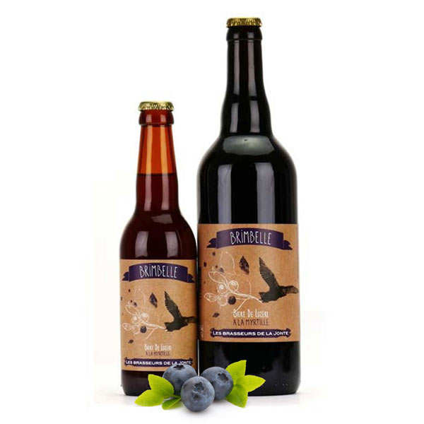 Bière Brimbelle de Lozère - Blanche à la myrtille 5%