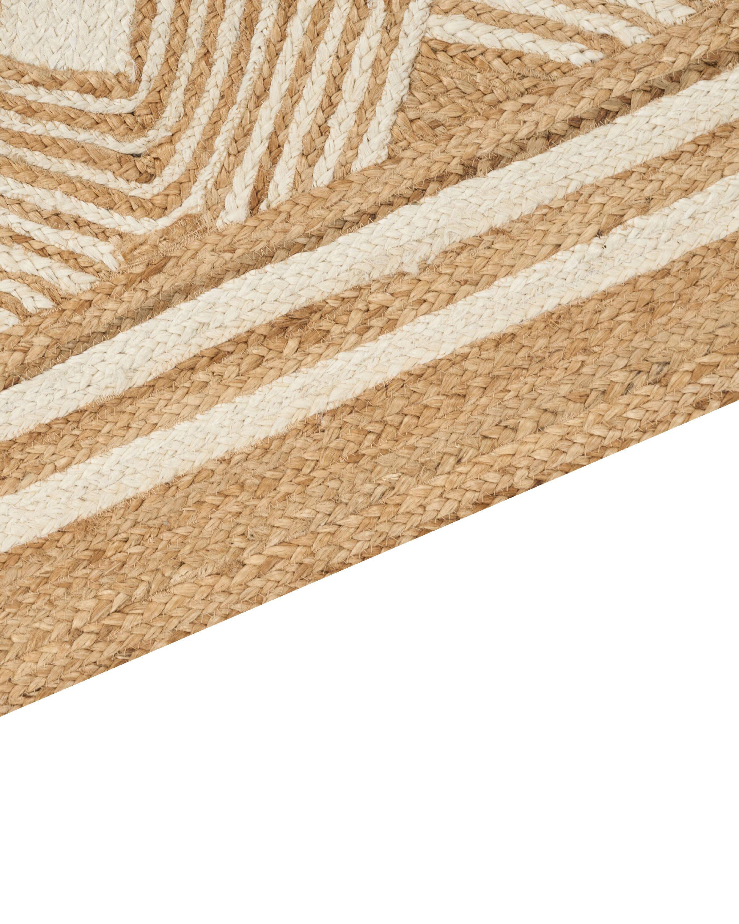 Vloerkleed MENGEN Beige 200 x 300 cm Jute