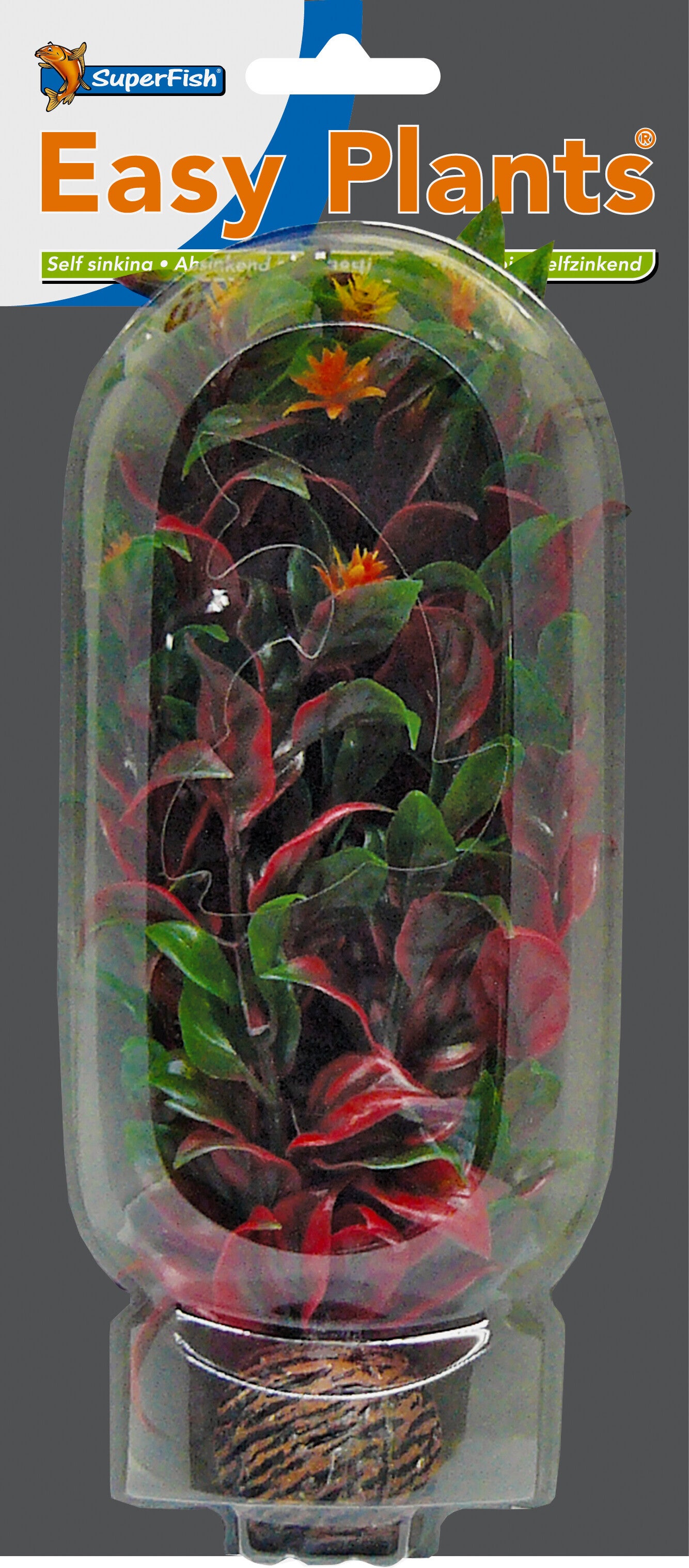 SuperFish aquarium kunstplant NR6 rood 20 cm