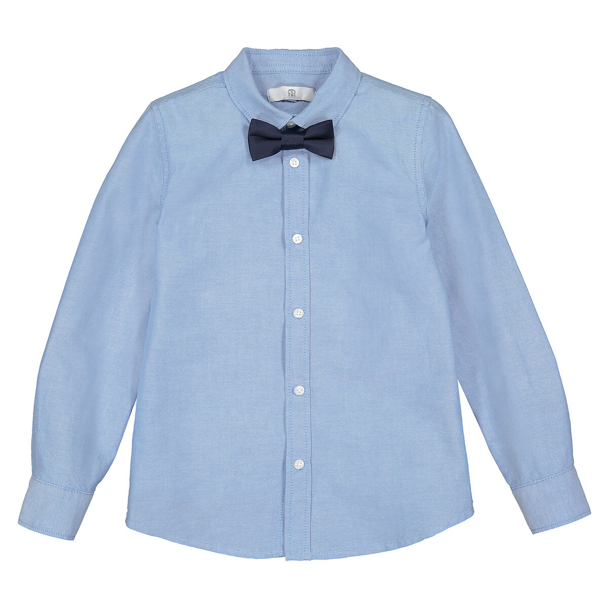COLEÇÕES LA REDOUTE<br>Camisa com gravata borboleta removível