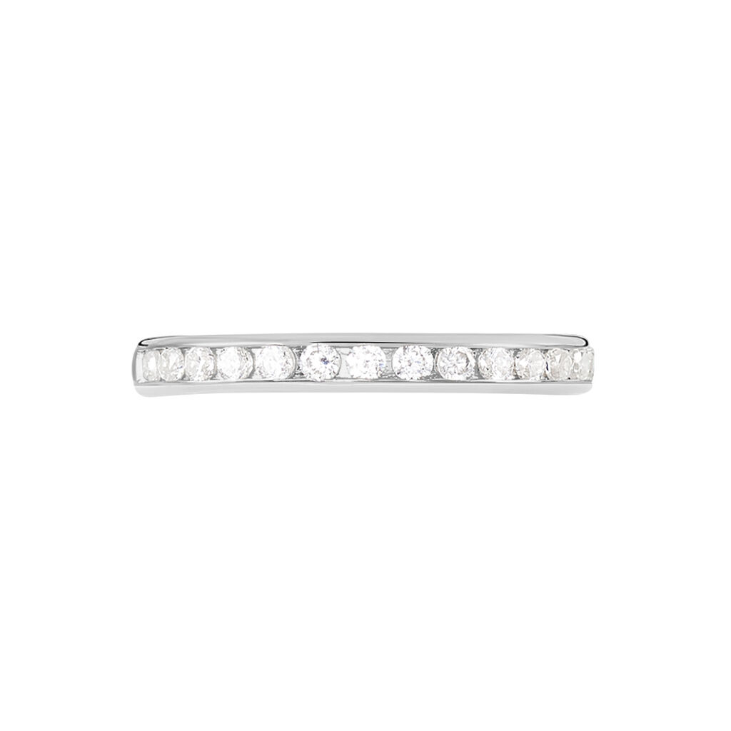 Alliance Laurie Tour Complet Or Blanc Diamant