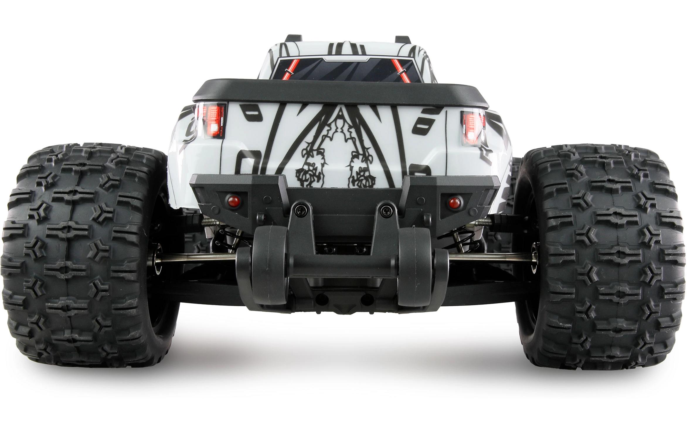 Monster Truck Hyper Go MTX10 1:10, ARTR, Grau<br>Off-Road RC-Modellauto mit leistungsstarken, überdimensionierten und einstellbaren Öldruckstossdämpfern für volle Kontrolle im harten Off-Road-Einsatz