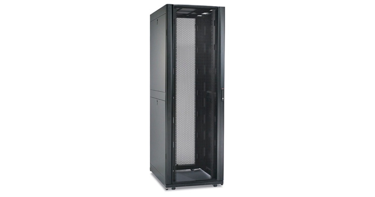 APCNetShelter SX 48U met zijpanelen, breed server rack  (Zwart, 750 x 1070 x 2258mm)