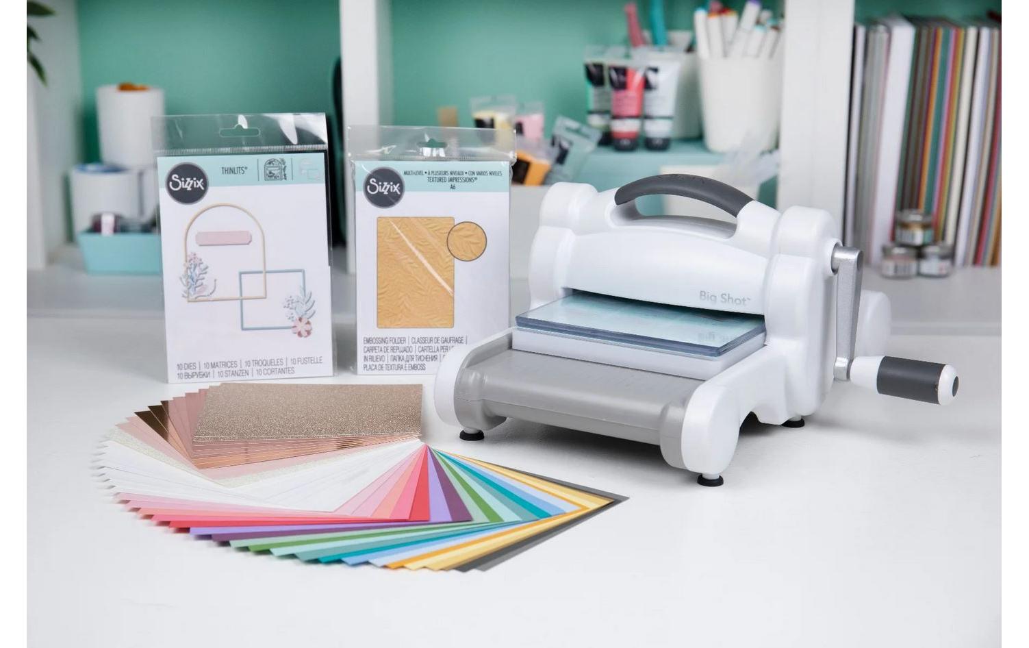 Stanz- und Prägemaschine Big Shot Starter Kit 2<br>Starterkit inklusive Stanzformen und Prägefolder