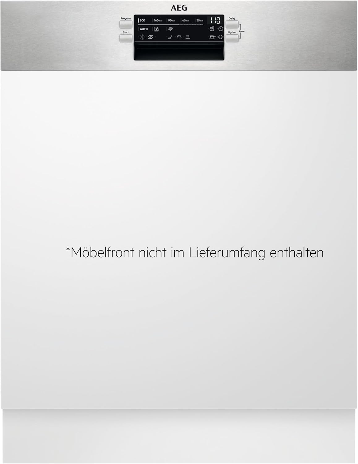 AEG FEE6491AZM Integrierter-Geschirrspüler/Serie 6000 mit SatelliteClean / 60cm / AirDry - ideale Trocknungsergebnisse/C/energiesparend/MaxiFlex Besteckschublade/Startzeitvorwahl