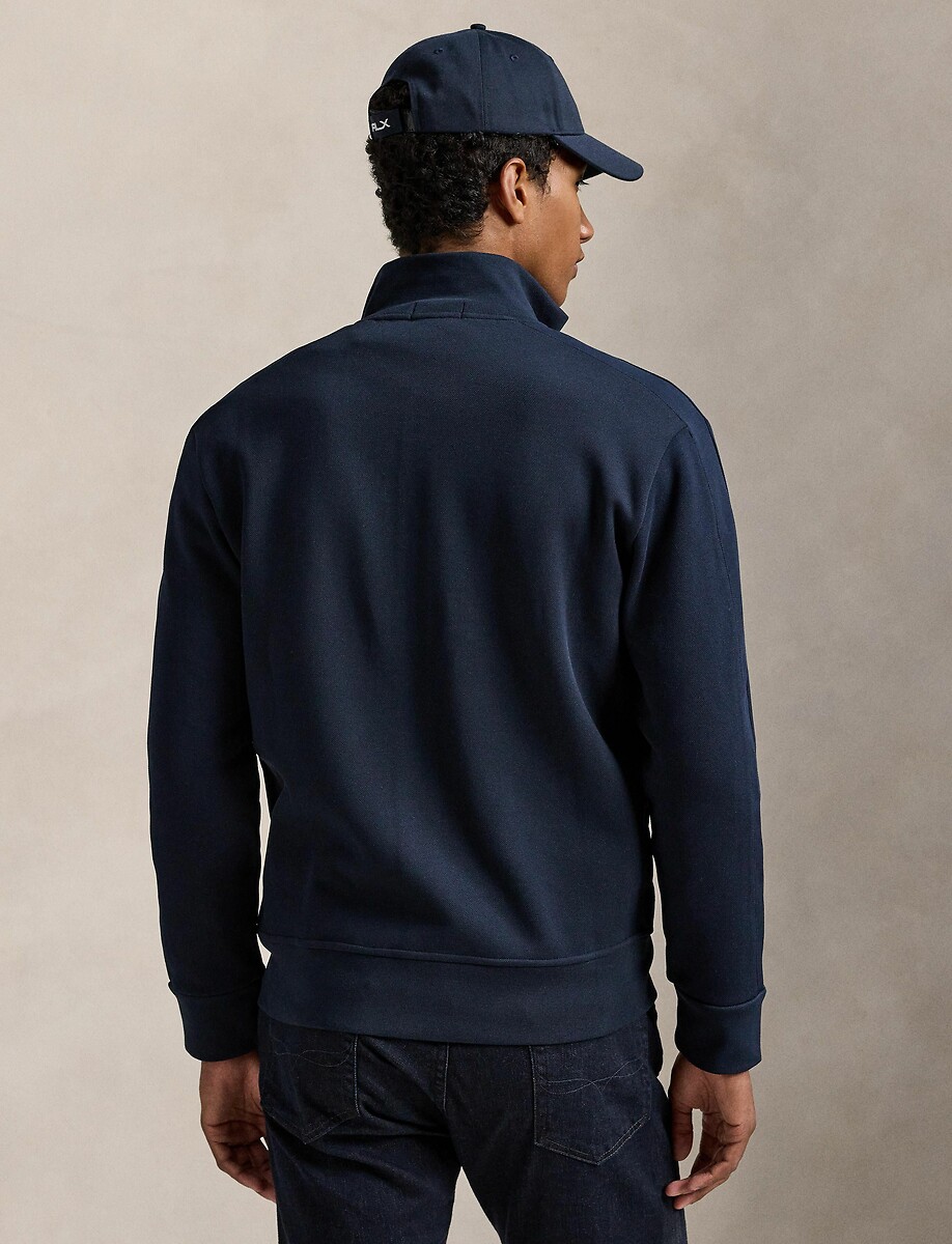 POLO RALPH LAUREN<br>Suéter com zíper e gola alta