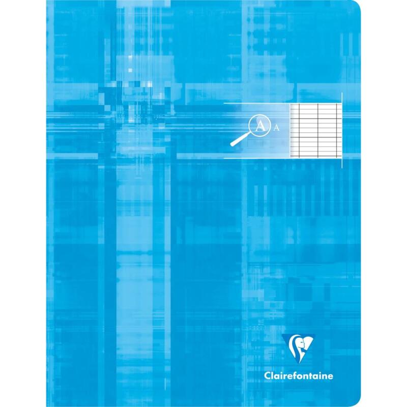 Cahier piqué déficients visuels 17x22 cm 48 pages grands carreaux 2 ,5mm agrandis 10x10 - Assortis