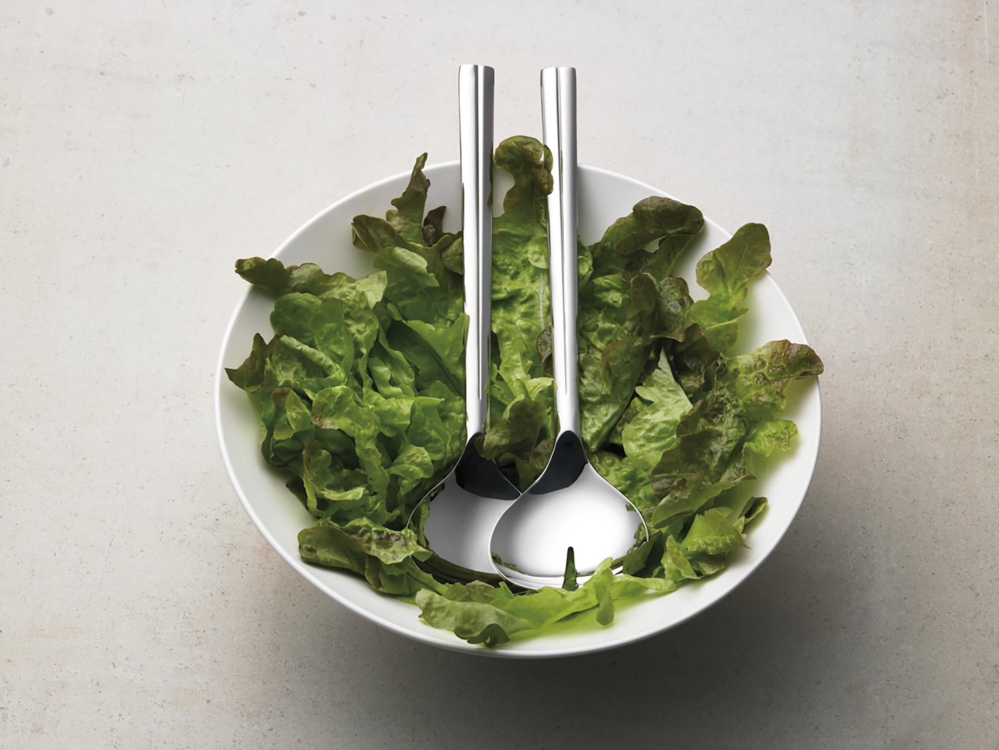 Grand Cru salatbestikk Krom stål, 2 deler.