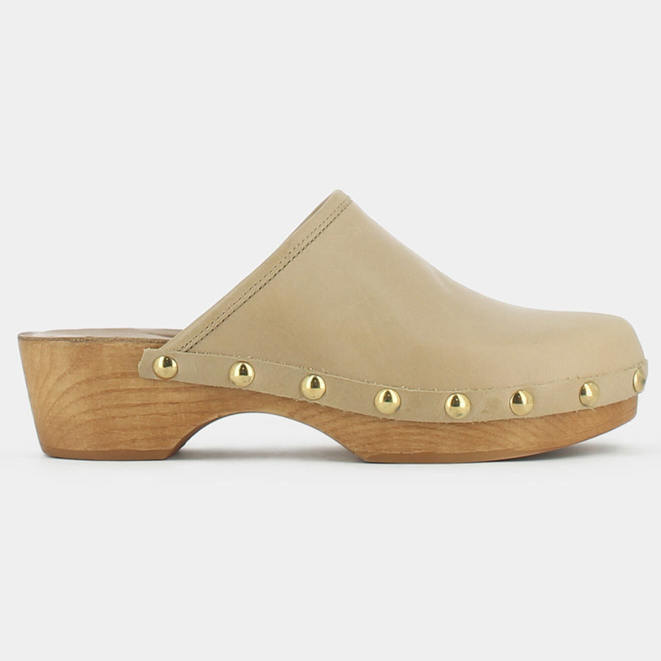 Jonak Sabots en Cuir Madeleine camel - Talon 5 cm