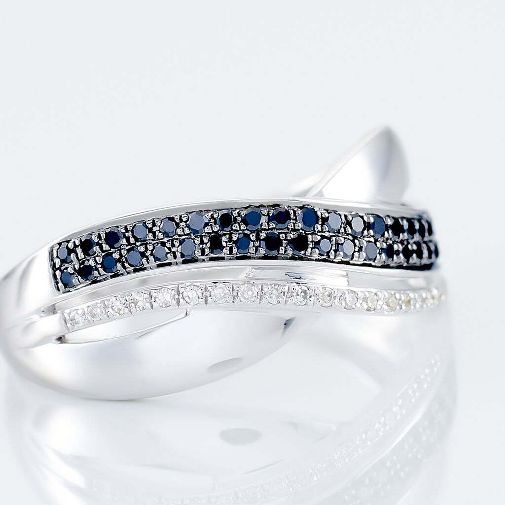 Bague Merlin Or Blanc Diamant