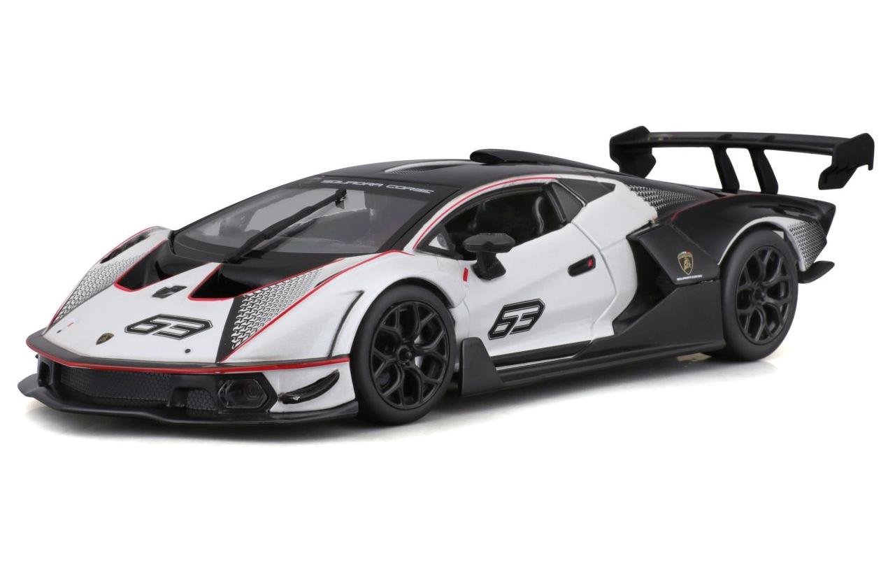 Race Lamborghini Essenza SCV12 Weiss 1:24Sammlermodell im Massstab 1:24