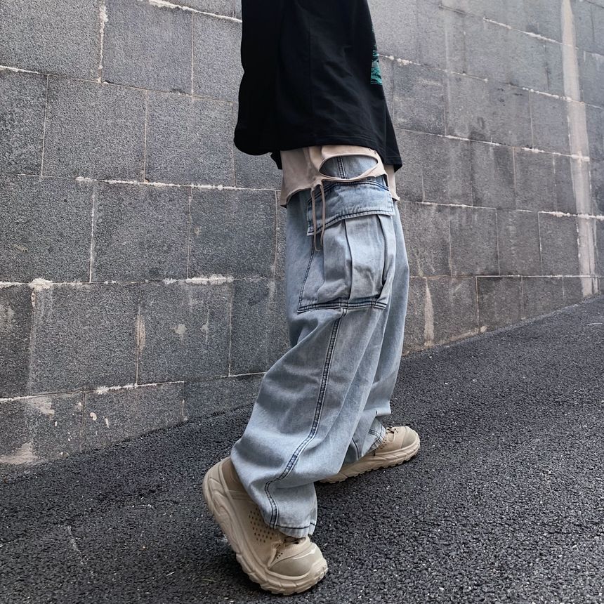 2DAWGS - Matching Cargo Jeans met Wijde Pijpen