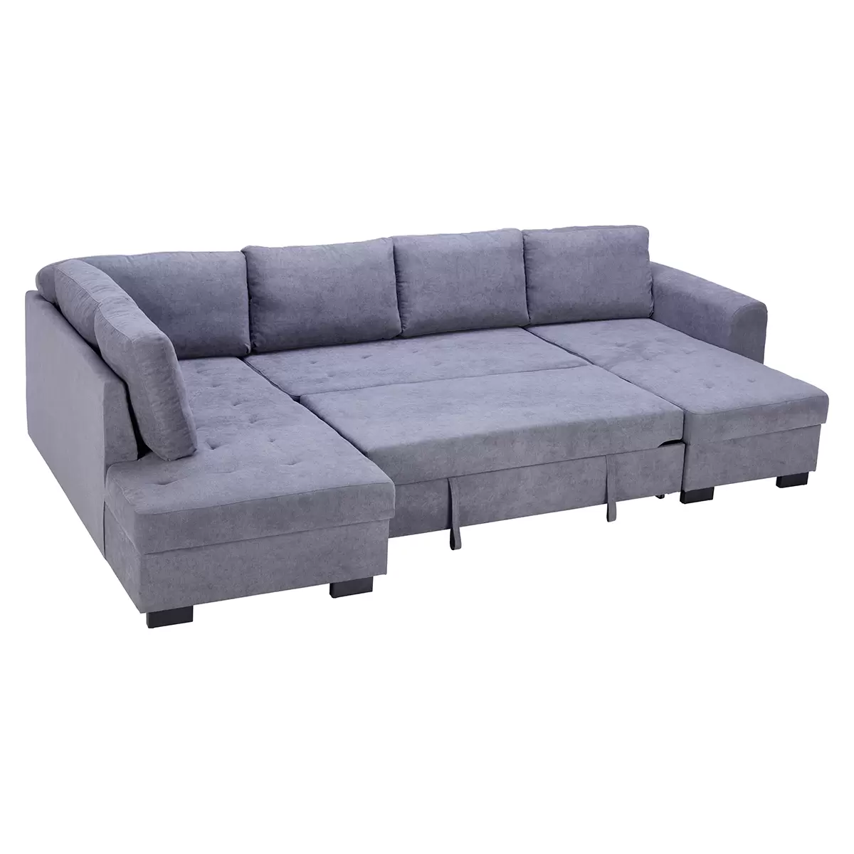 Wohnlandschaft Malte 139 x 274 Grau