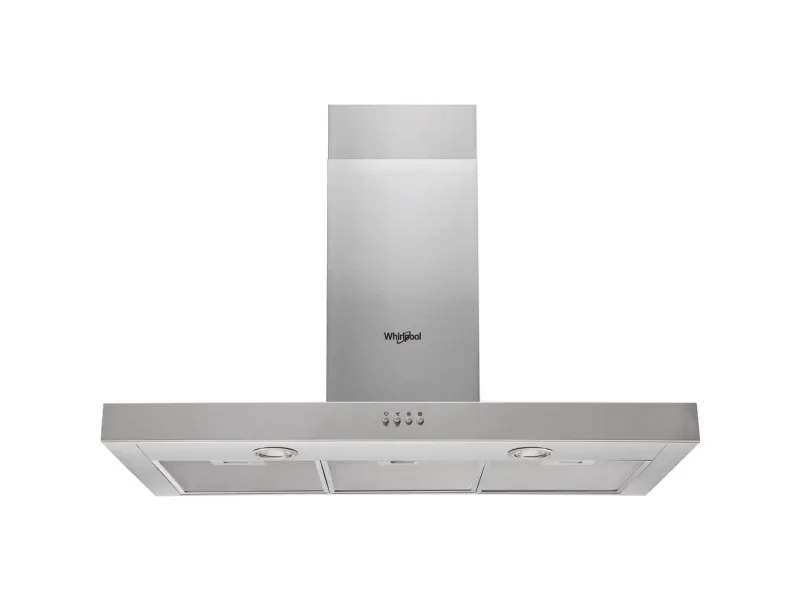 Whirlpool AKR 559/3 IX - Hætte - skorsten flad - bredde: 89.8 cm - dybde: 45 cm - udtrækning og recirkulation (-) - med intern motor - rustfrit stål
