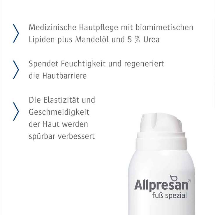 Allpresan Fuß spezial Original Schaum-Creme sehr trockene Haut Nr.2, 125 ml