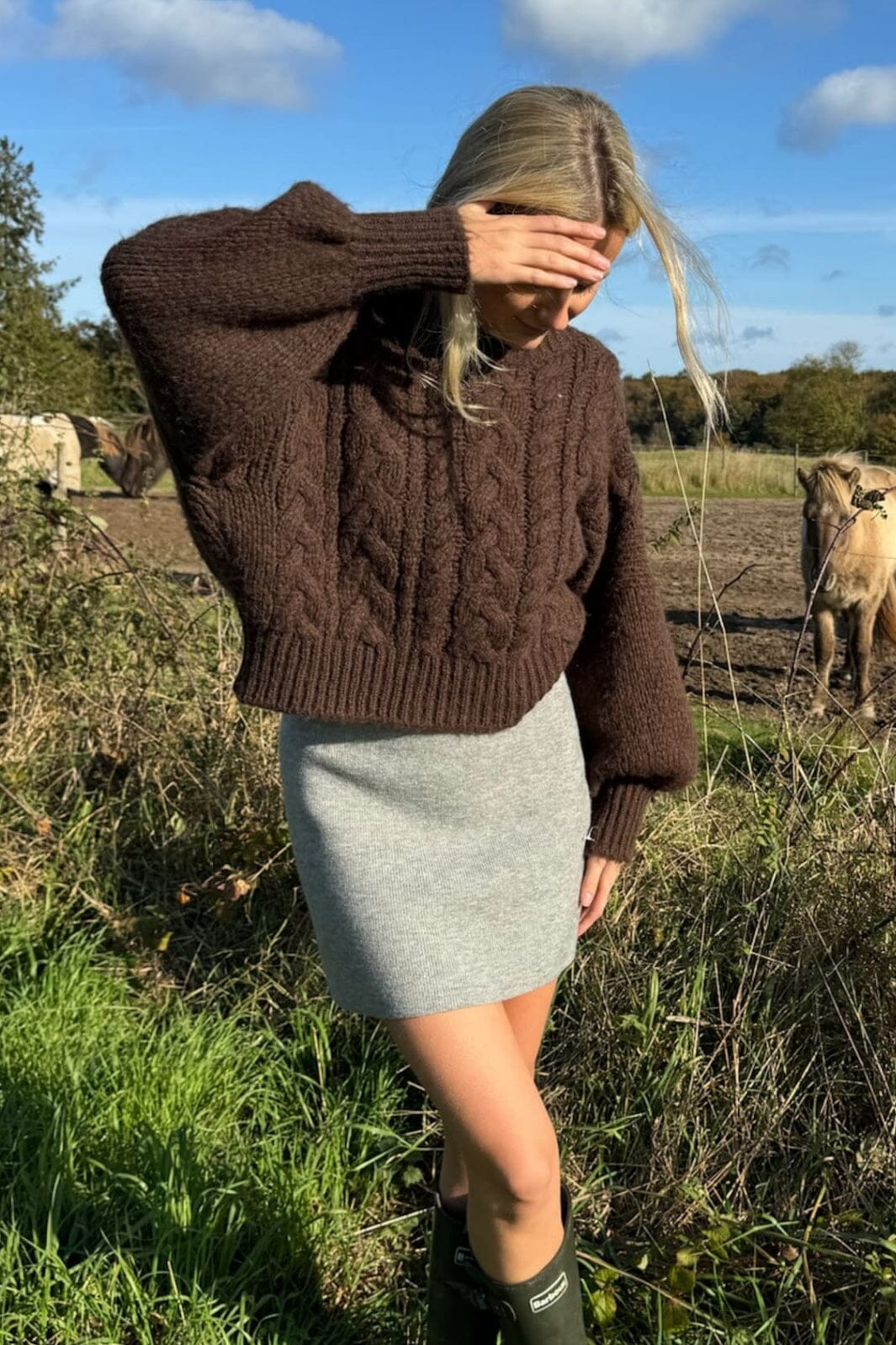 BYIC Noraic Sweater cbrown chocolate brown