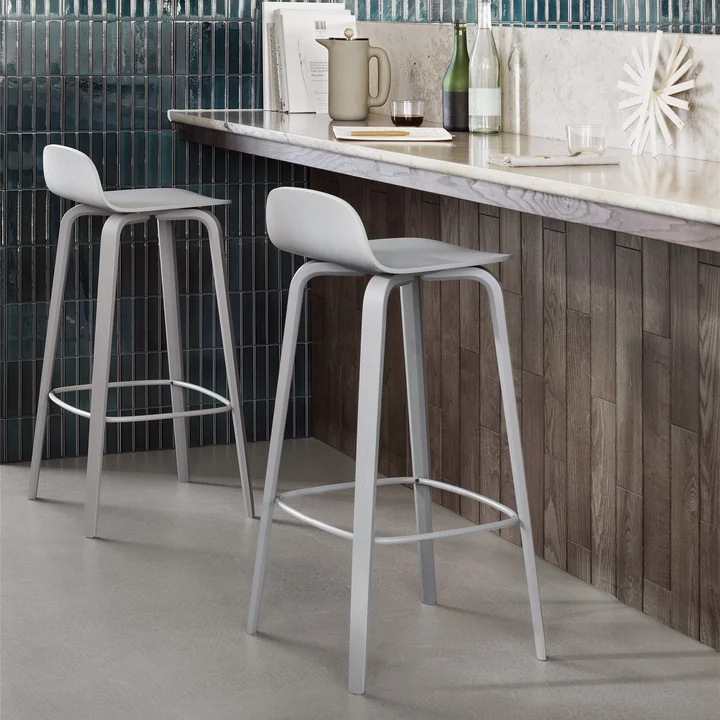 Muuto - Visu Barhocker H 89 cm, Eiche