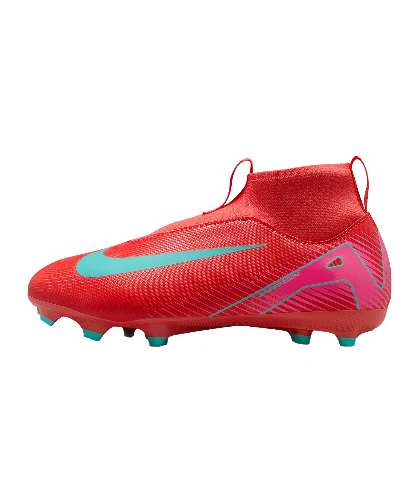 Nike Jr Air Zoom Mercurial Superfly X Academy MG Mad Energy Kids Rot F800