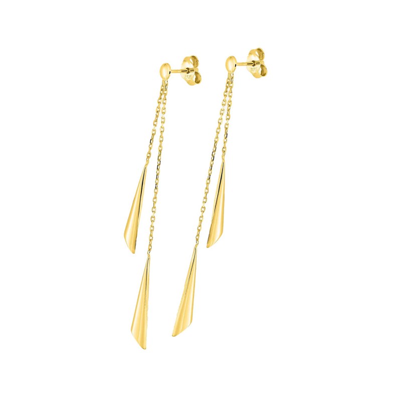 Boucles d'oreilles Femme pendantes - Or 18 Carats
