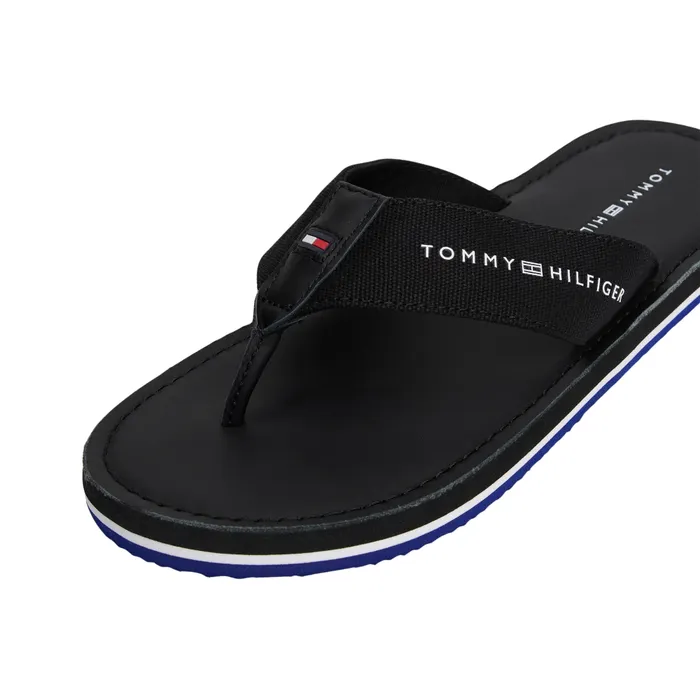 Tommy Hilfiger Logo Canvas Strap Teenslippers Heren