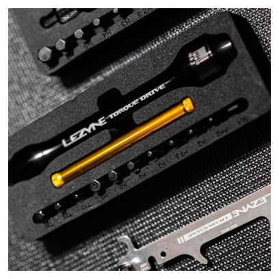 Coffret Clé Dynamométrique Lezyne TORQUE DRIVE Noir Or